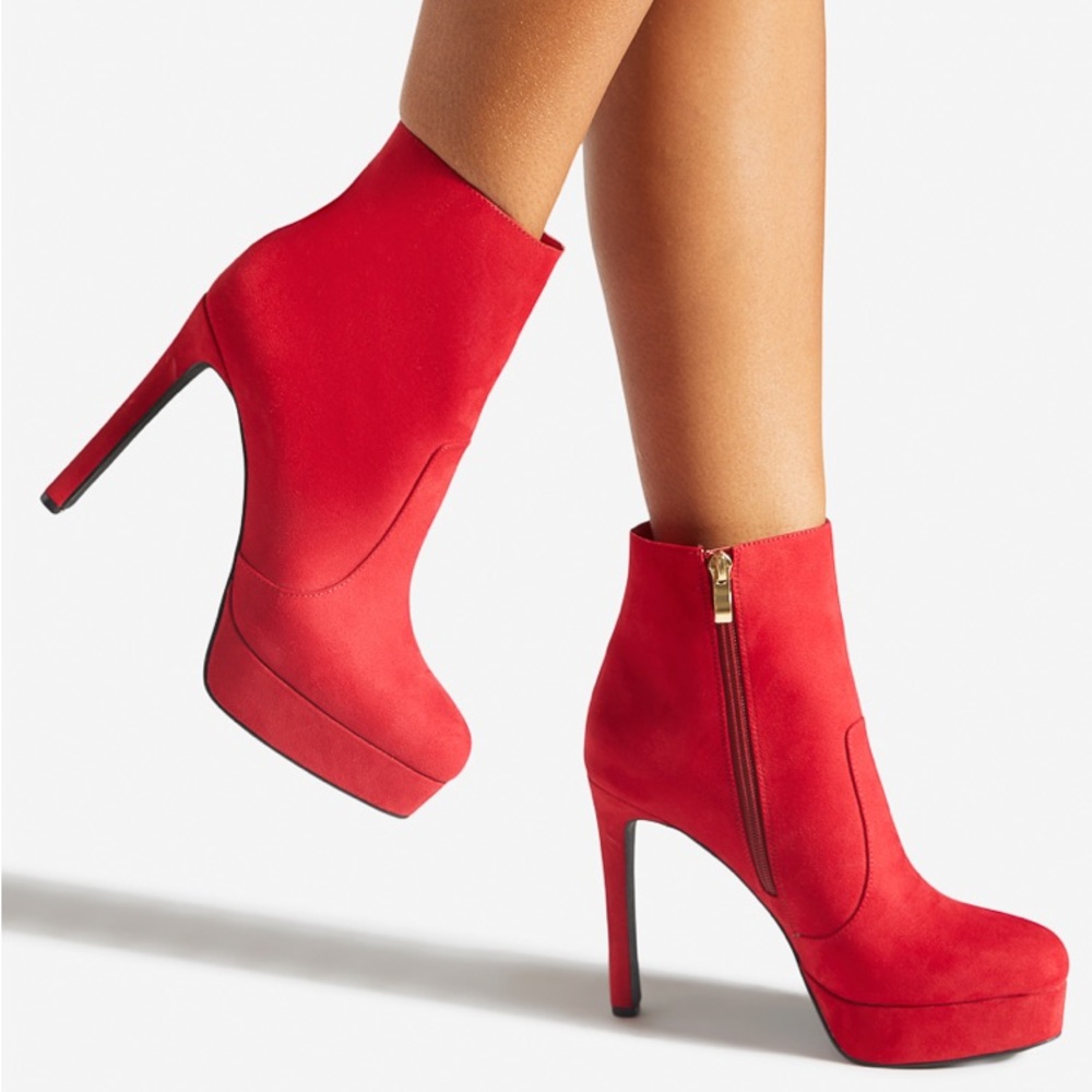 Red Stiletto Bootie - Picture 2 of 11